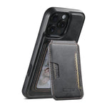 Suteni M3 Card Bag MagSafe Cowhide Texture Leather Phone Case, For iPhone 14, For iPhone 14 Pro, For iPhone 14 Pro Max, For iPhone 13 Pro Max, For iPhone 13 Pro, For iPhone 13, For iPhone 12, For iPhone 12 Pro Max, For iPhone 12 Pro