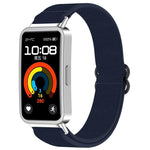 Slide Buckle Nylon Elastic Braided Watch Band, For Huawei Band 10 / 10 NFC / 9 / 9 NFC