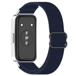 Slide Buckle Nylon Elastic Braided Watch Band, For Huawei Band 10 / 10 NFC / 9 / 9 NFC