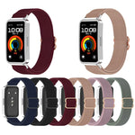 Slide Buckle Nylon Elastic Braided Watch Band, For Huawei Band 10 / 10 NFC / 9 / 9 NFC