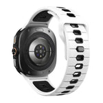 Horizontal Stripes Reverse Buckle Silicone Watch Band, For Samsung Galaxy Watch Ultra 47mm / Ultra 2025