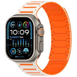 Colorful Spirit Piano Soft Magnetic Two-tone Watch Band, For Apple Watch 46mm / 49mm / 45mm / 44mm