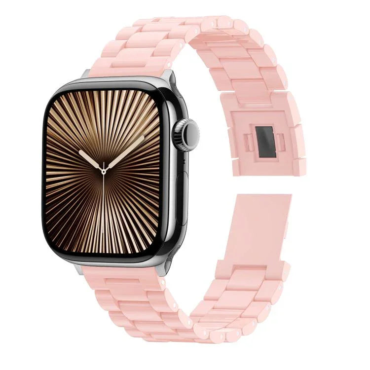 Candy Three-bead Magnetic Buckle PC Watch Band, For Apple Watch 46mm / 49mm / 45mm / 44mm, For Apple Watch 42mm / 41mm / 40mm / 38mm