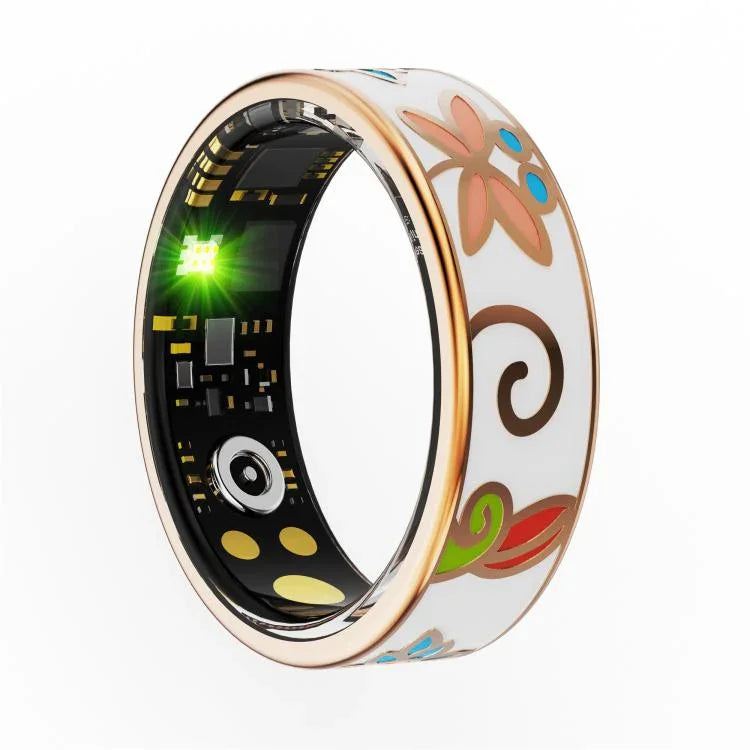 R18 SIZE 12 Smart Ring, Support Heart Rate / Blood Oxygen / Sleep / Care For Faimilies