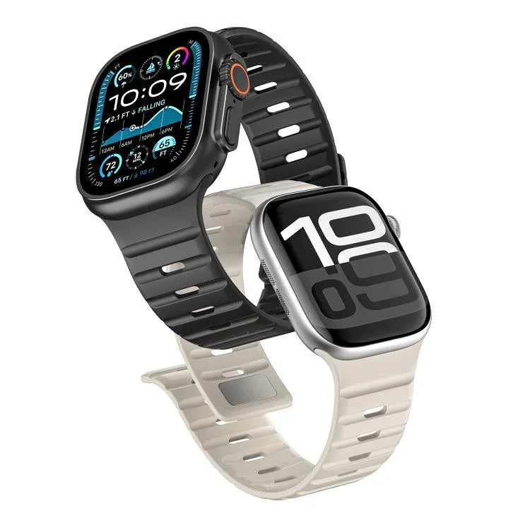 Norman Magnetic Silicone Watch Band, For Apple Watch 46mm / 49mm / 45mm / 44mm, For Apple Watch 42mm / 41mm / 40mm / 38mm