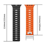 Norman Magnetic Silicone Watch Band, For Apple Watch 46mm / 49mm / 45mm / 44mm, For Apple Watch 42mm / 41mm / 40mm / 38mm