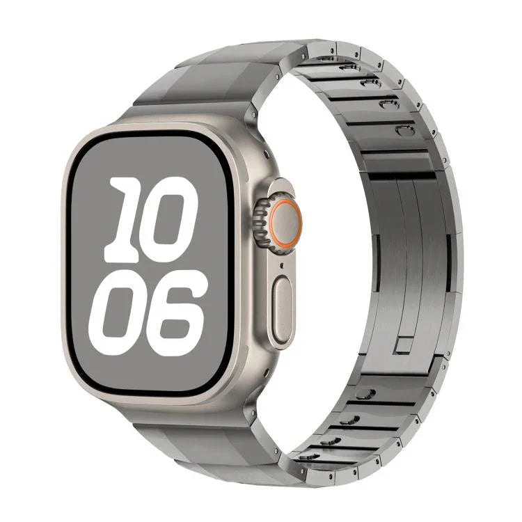 Curved Side Detachable Stainless Steel Watch Band, For Apple Watch 46mm / 49mm / 45mm / 44mm, For Apple Watch 42mm / 41mm / 40mm / 38mm