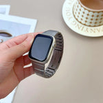 Curved Side Detachable Stainless Steel Watch Band, For Apple Watch 46mm / 49mm / 45mm / 44mm, For Apple Watch 42mm / 41mm / 40mm / 38mm