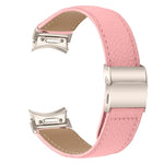 Quick Release Lychee Texture Starlight Turtle Back Buckle Leather Watch Band, For Samsung Galaxy Watch 7 40 / 44mm