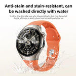 Reverse Buckle Silicone Watch Band, For Huawei Watch 5 42mm, For Huawei Watch 5 46mm