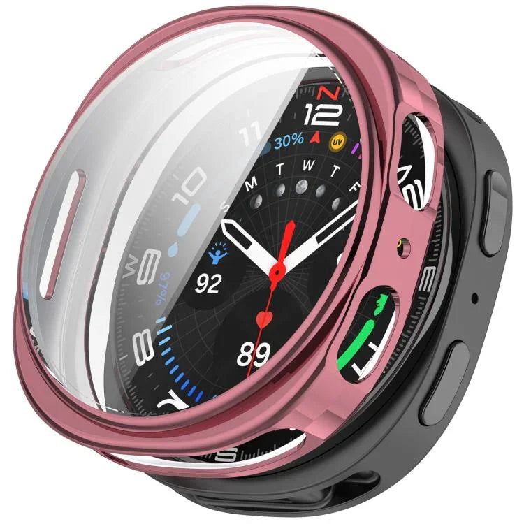 All Coverage Electroplated TPU Watch Protective Case, For Samsung Galaxy Watch 8 44mm, For Samsung Galaxy Watch 8 40mm
