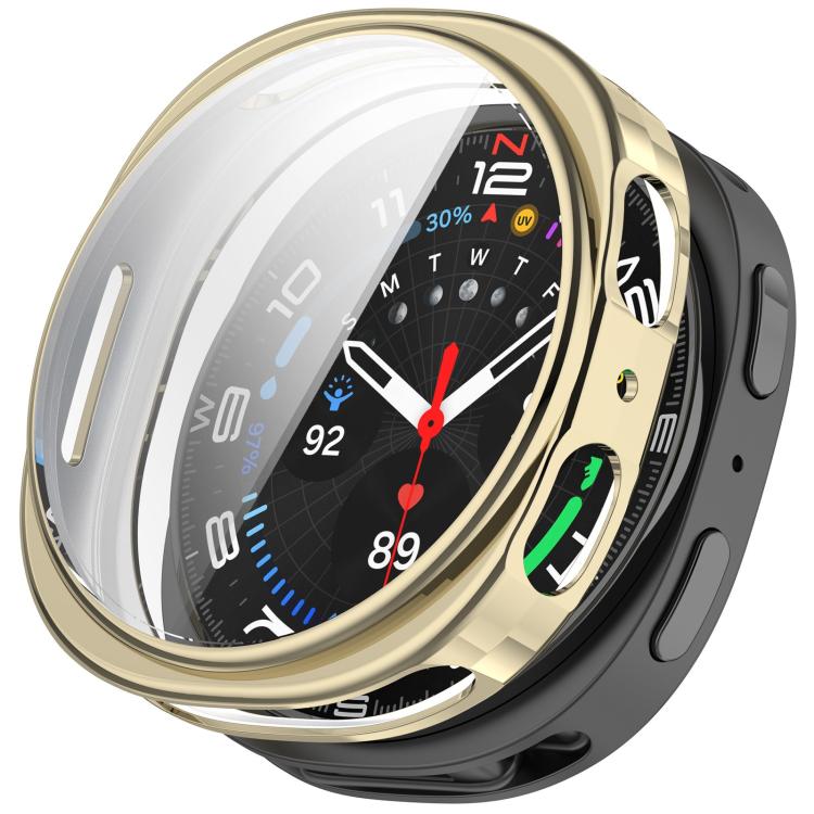 All Coverage Electroplated TPU Watch Protective Case, For Galaxy Watch9 / 8 44mm, For Galaxy Watch9 / 8 40mm