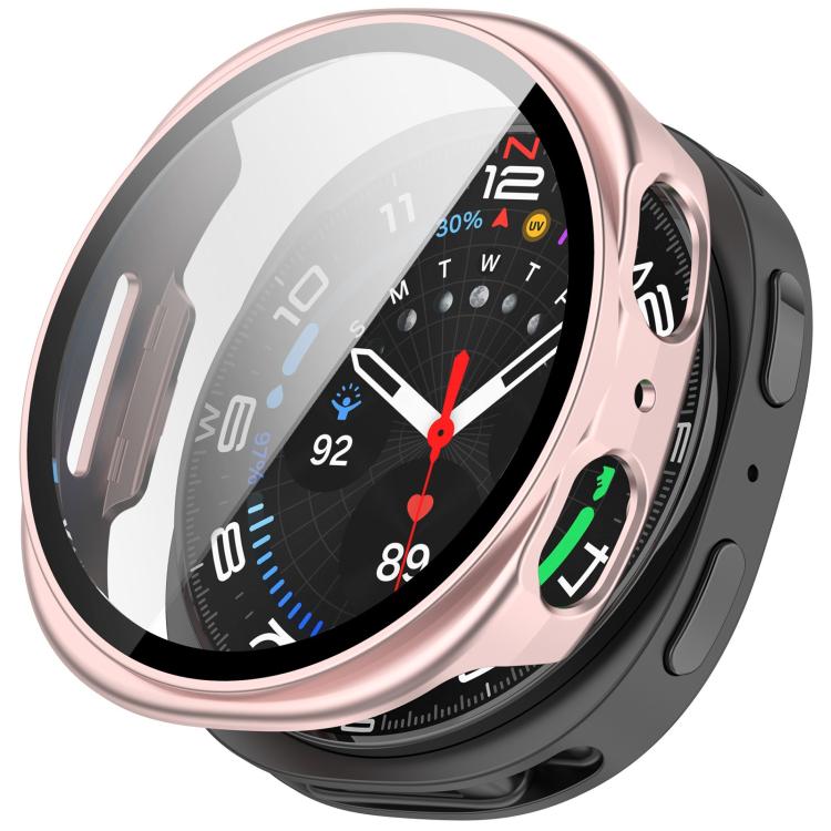 Tempered Film Integrated PC Watch Cover, For Galaxy Watch9 / 8 44mm, For Galaxy Watch9 / 8 40mm, For Samsung Galaxy Watch8 Classic 46mm