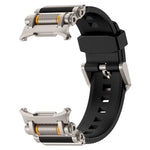Metal Watch Connector Silicone Watch Band, For Samsung Galaxy Watch Ultra 47mm / Ultra 2025