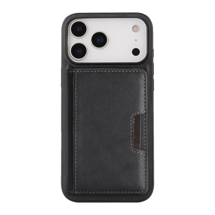 Kalebol Strong MagSafe Magnetic Two-Fold Card Bag Leather Phone Case, For iPhone 17 Pro Max, For iPhone 17 Pro, For iPhone 17, For iPhone Air