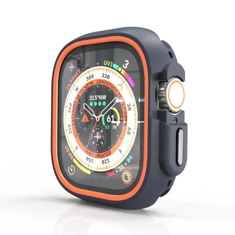 Two-Color Half Wrap PC Protective Case, For Apple Watch 44mm / 45mm, For Apple Watch Ultra 49mm