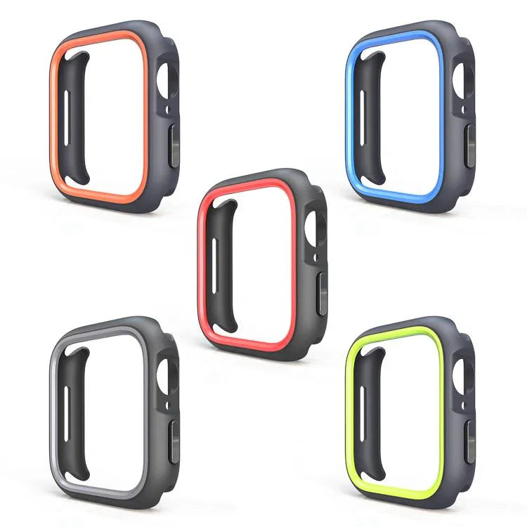Two-Color Half Wrap PC Protective Case, For Apple Watch 44mm / 45mm, For Apple Watch Ultra 49mm