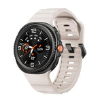 Wave Black Buckle Silicone Watch Band, For Samsung Galaxy Watch8 / Watch8 Classic