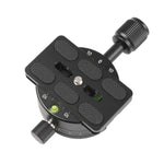 X-64 Professional Camera Tripod Monopod Panoramic Panorama Head with Quick Release Plate, X-64
