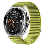 Woven Nylon Hook And Loop Fastener Metal Interface Watch Band, For Samsung Galaxy Watch8 / Watch8 Classic
