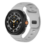 Dots Texture Black Buckle Silicone Watch Band, For Samsung Galaxy Watch8 / Watch8 Classic