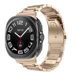 Three Beads Stainless Steel Watch Band, For Samsung Galaxy Watch Ultra 47mm / Ultra 2025