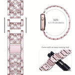 Triple Beads Diamond Metal Watch Band, For Samsung Galaxy Watch8 / Watch8 Classic