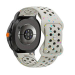 Eco-Friendly Granular Colorful Dots Silicone Watch Band, For Samsung Galaxy Watch8 / Watch8 Classic