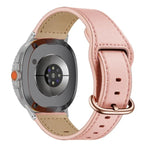 Classic Buckle Genuine Leather Watch Band, For Samsung Galaxy Watch8 / Watch8 Classic