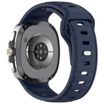Reverse Buckle Single Color Silicone Watch Band, For Samsung Galaxy Watch8 / Watch8 Classic