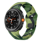 Wave Reverse Buckle Silicone Watch Band, For Samsung Galaxy Watch8 / Watch8 Classic
