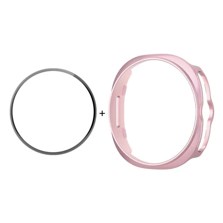 ENKAY Hat-Prince  2 in 1 Solid Color PC Watch Cover with Full Coverage PMMA Soft Film, For Samsung Galaxy Watch8 Classic 46mm