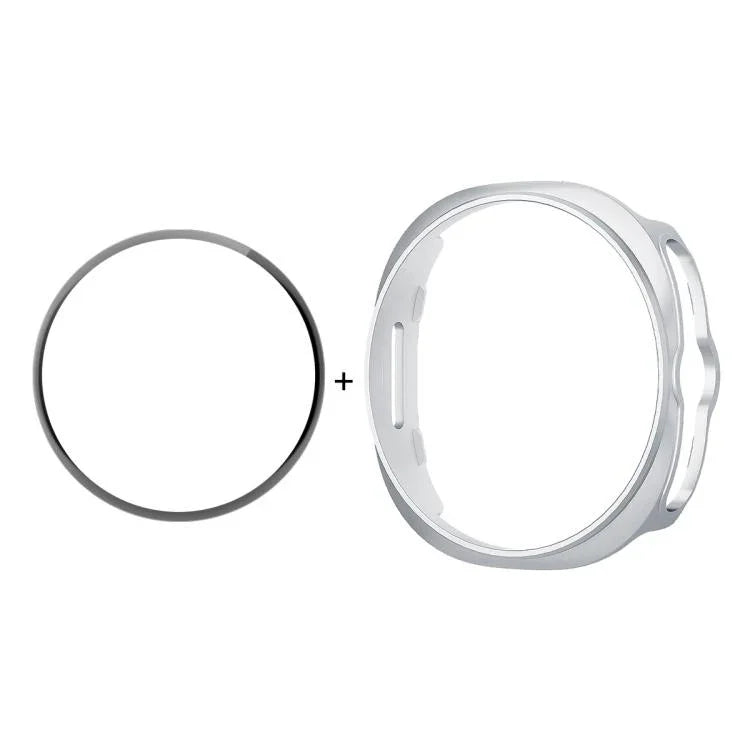 ENKAY Hat-Prince  2 in 1 Solid Color PC Watch Cover with Full Coverage PMMA Soft Film, For Samsung Galaxy Watch8 Classic 46mm