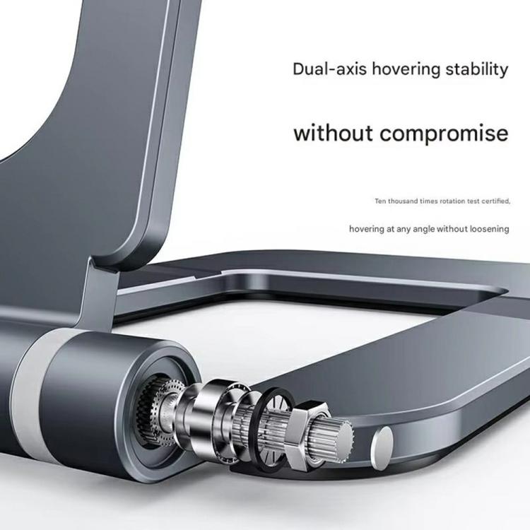 T2 Foldable Adjust Height Aluminum Alloy Desktop Phone Tablet Holder, T2