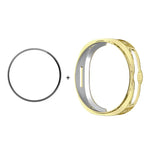 ENKAY Hat-Prince 2 in 1 Electroplated Soft TPU Cover with Full Coverage PMMA Soft Film, For Samsung Galaxy Watch8 Classic 46mm