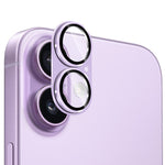 ENKAY Anti-reflection Camera Lens Frosted Armor Aluminium Alloy Tempered Glass Film, For iPhone 17