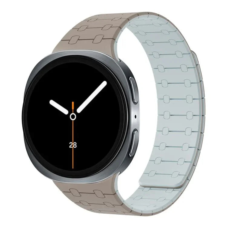 Integrated Magnetic Silicone Watch Band, For Samsung Galaxy Watch8 / Watch8 Classic