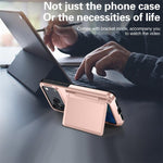 Kalebol Flip Card Wallet Holder Shockproof Phone Case, For iPhone 17 Pro Max, For iPhone 17 Pro, For iPhone 17, For iPhone Air, For iPhone 16 Pro Max, For iPhone 16 Pro, For iPhone 16 Plus, For iPhone 16