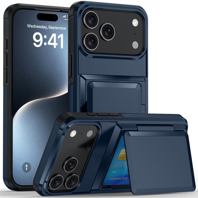 Kalebol Flip Card Wallet Holder Shockproof Phone Case, For iPhone 17 Pro Max, For iPhone 17 Pro, For iPhone 17, For iPhone Air, For iPhone 16 Pro Max, For iPhone 16 Pro, For iPhone 16 Plus, For iPhone 16