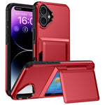 Kalebol Flip Card Wallet Holder Shockproof Phone Case, For iPhone 17 Pro Max, For iPhone 17 Pro, For iPhone 17, For iPhone Air, For iPhone 16 Pro Max, For iPhone 16 Pro, For iPhone 16 Plus, For iPhone 16