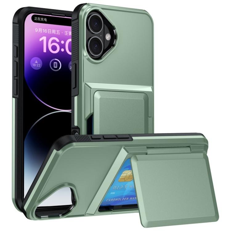 Kalebol Flip Card Wallet Holder Shockproof Phone Case, For iPhone 17 Pro Max, For iPhone 17 Pro, For iPhone 17, For iPhone Air, For iPhone 16 Pro Max, For iPhone 16 Pro, For iPhone 16 Plus, For iPhone 16