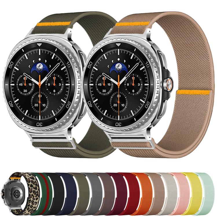 Adjustable Single Loop Elastic Nylon Watch Band, For Galaxy Watch9 / 8 / 8 Classic