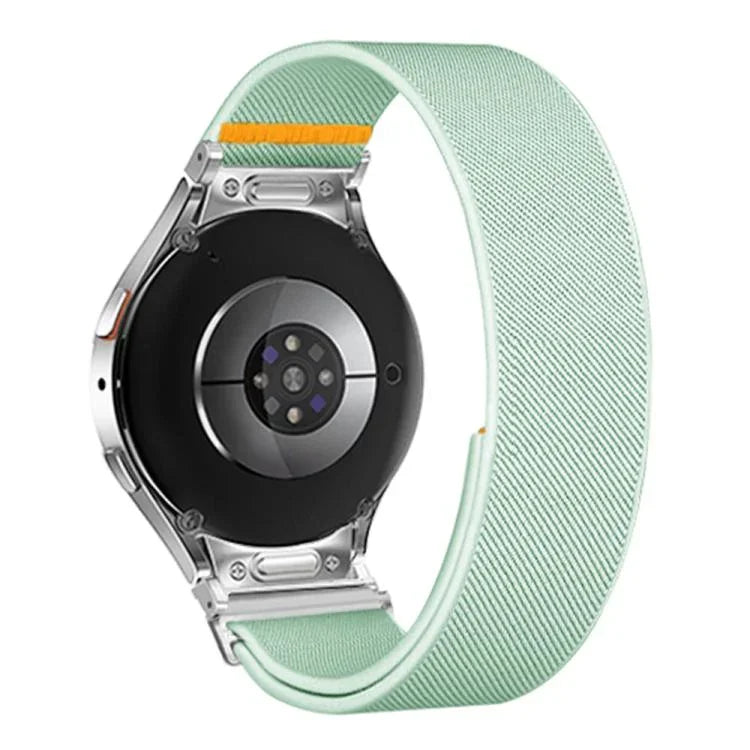 Adjustable Single Loop Elastic Nylon Watch Band, For Samsung Galaxy Watch FE / 7 / 6 / 5 / 4