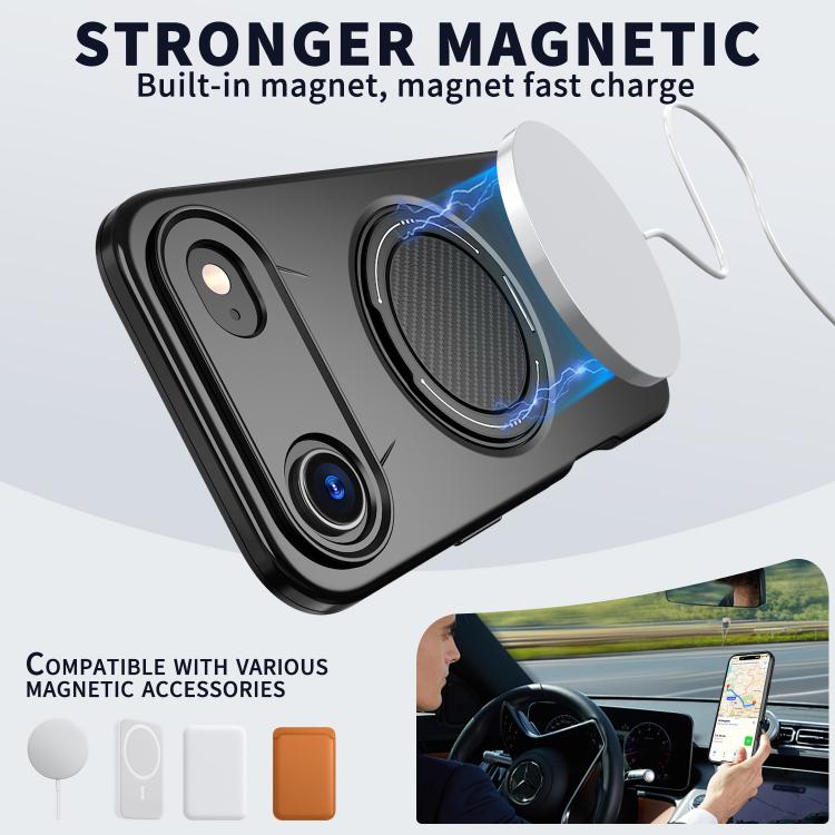 Kalebol Magnetic MagSafe Rotation Holder PC Phone Case, For iPhone Air, For iPhone 16 Pro Max, For iPhone 16 Pro, For iPhone 16 Plus, For iPhone 16, For iPhone 15 Pro Max