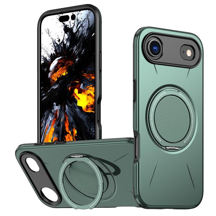 Kalebol Magnetic MagSafe Rotation Holder PC Phone Case, For iPhone Air, For iPhone 16 Pro Max, For iPhone 16 Pro, For iPhone 16 Plus, For iPhone 16, For iPhone 15 Pro Max