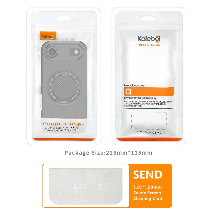 Kalebol Magnetic MagSafe Rotation Holder PC Phone Case, For iPhone Air, For iPhone 16 Pro Max, For iPhone 16 Pro, For iPhone 16 Plus, For iPhone 16, For iPhone 15 Pro Max