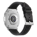Double Sided Lychee Texture Leather Watch Band, For Samsung Galaxy Watch8 / Watch8 Classic