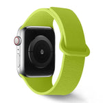 Lychee Pattern Magnetic Loop Silicone Watch Band, For Apple Watch 46mm / 49mm / 45mm / 44mm, For Apple Watch 42mm / 41mm / 40mm / 38mm