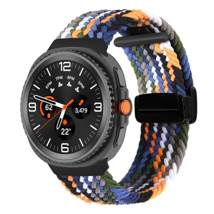 Fold Magnetic Buckle Braided Watch Band, For Samsung Galaxy Watch8 / Watch8 Classic