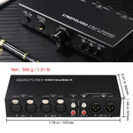 B082 3 Input 3 Output Audio Signal Selector Balanced Line Switcher, B082
